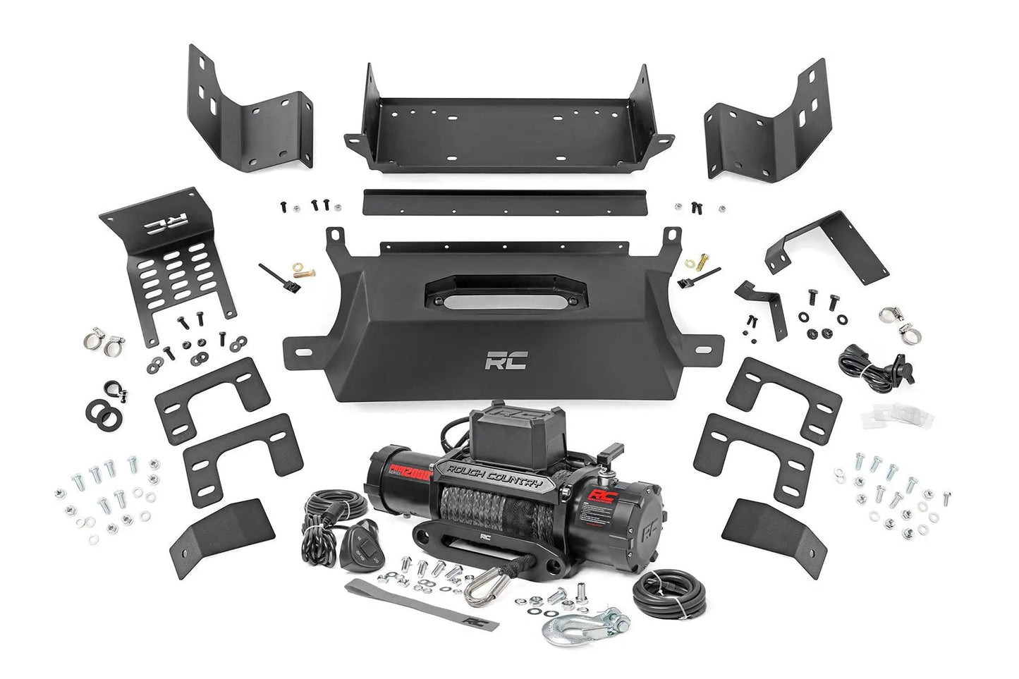 Rough Country Hidden Winch Mount | 12000S | Ford Bronco 4WD (2021-2025) by Rough Country