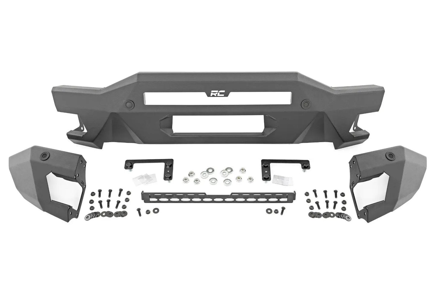 Rough Country Front Bumper | Modular | Full Wings | DRL | Ford Bronco 4WD (2021-2025) by Rough Country