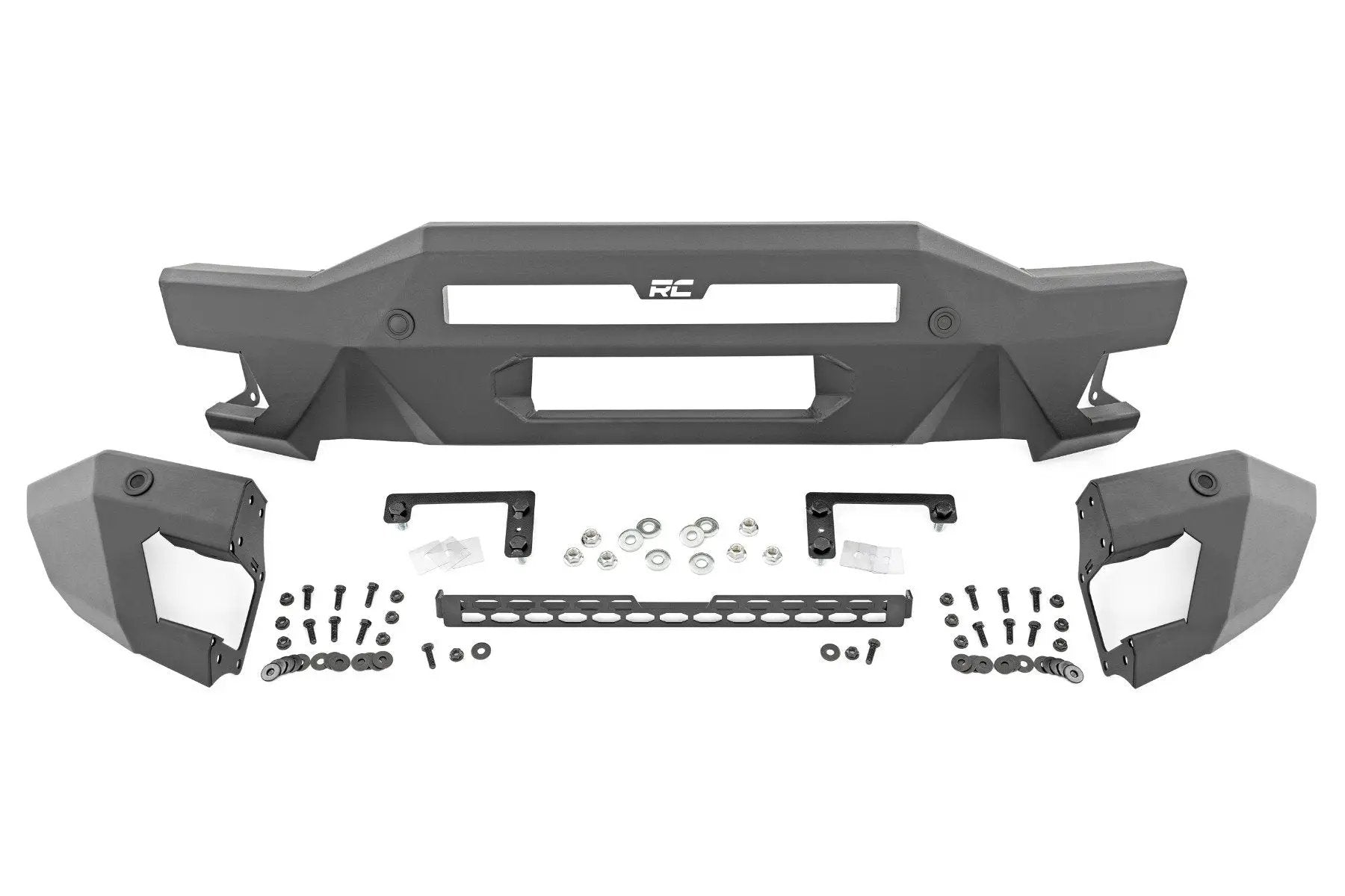 Rough Country Front Bumper | Modular | Full Wings | DRL | Ford Bronco 4WD (2021-2025) by Rough Country