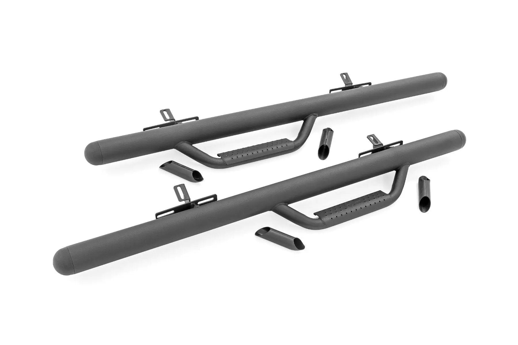 Rough Country Nerf Steps | Wheel to Wheel | 2 Door | Ford Bronco (2 Door) 4WD (2021-2025) by Rough Country