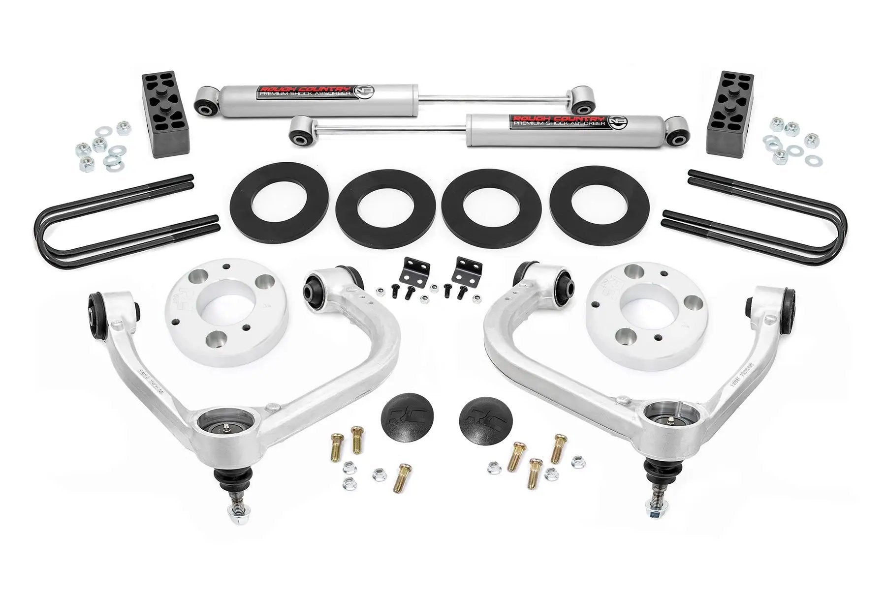 Rough Country 3 Inch Lift Kit | Forged UCA | Ford F-150 4WD (2021-2025) by Rough Country