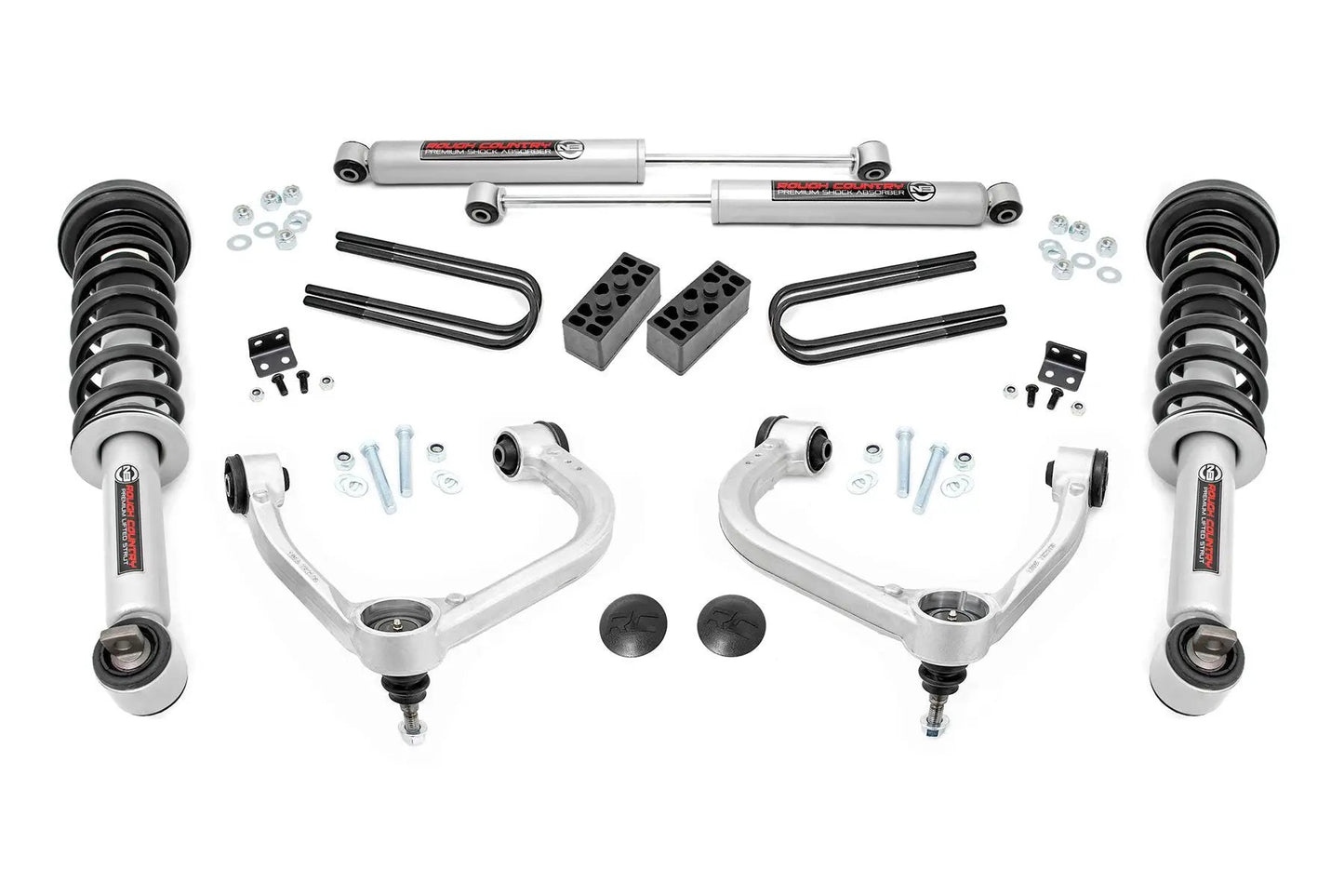 Rough Country 3 Inch Lift Kit | Forged UCA | N3 Struts | Ford F-150 4WD (2021-2025) by Rough Country