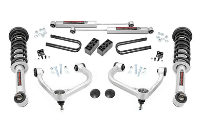 Rough Country 3 Inch Lift Kit | Forged UCA | N3 Struts | Ford F-150 4WD (2021-2025) by Rough Country