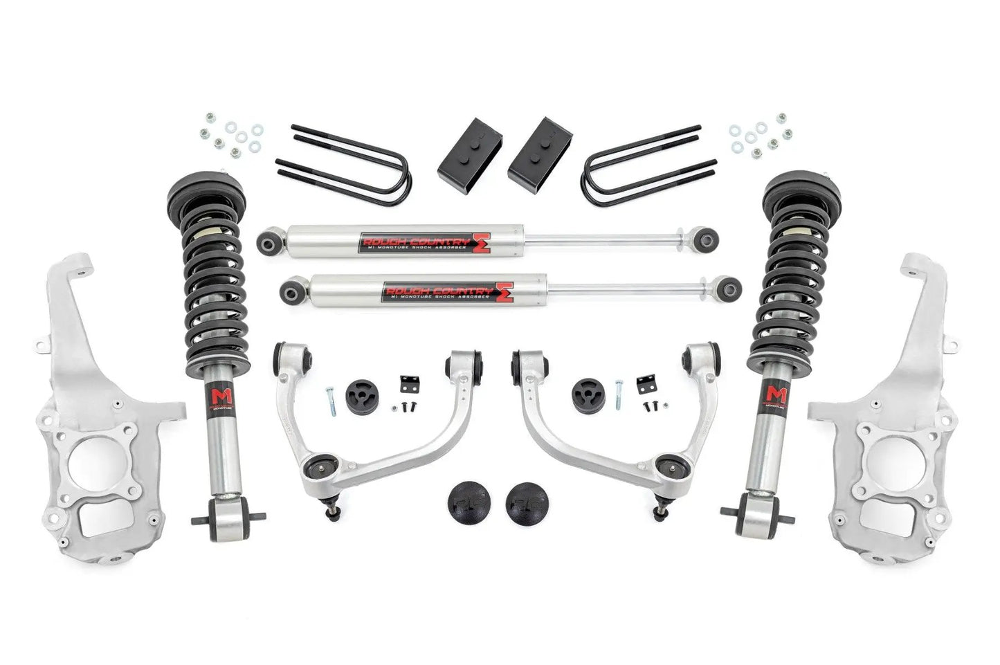 Rough Country 4 inch Lift Kit | Forged UCA | M1/M1 | No Cut | Ford F-150 4WD (2021-2025) by Rough Country