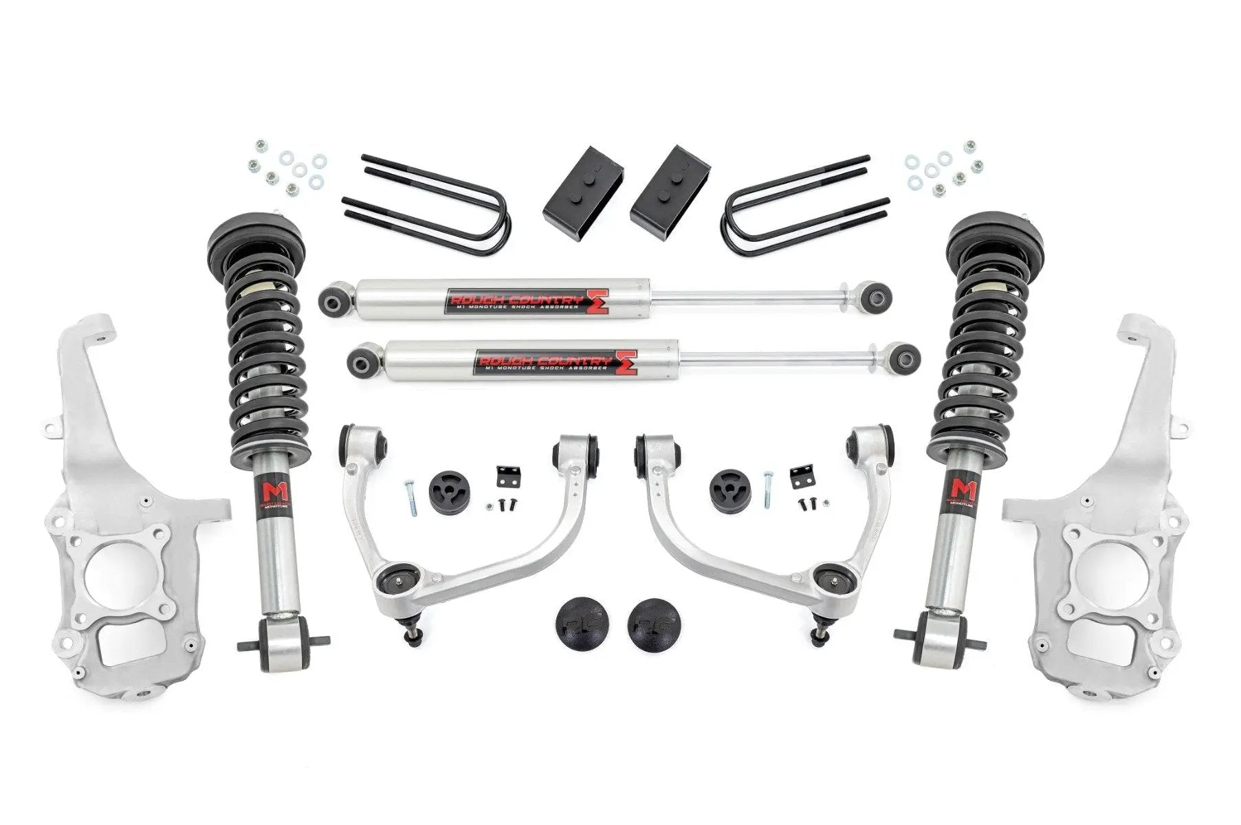 Rough Country 4 inch Lift Kit | Forged UCA | M1/M1 | No Cut | Ford F-150 4WD (2021-2025) by Rough Country