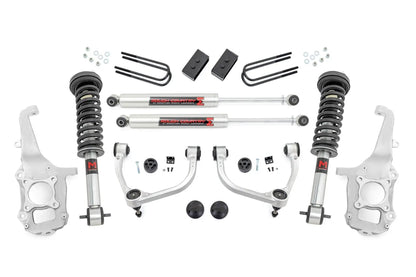 Rough Country 4 inch Lift Kit | Forged UCA | M1/M1 | No Cut | Ford F-150 4WD (2021-2025) by Rough Country