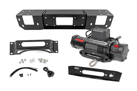 Rough Country Hidden Winch Mount | PRO12000S | Ford F-150 (2021-2025)