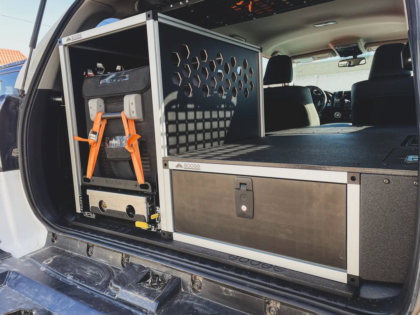 Toyota 4Runner 2010-2024 5th Gen. - Single Drawer Module with Fitted Top Plate - 19-3/16"W x 10"H x 36"D by Goose Gear
