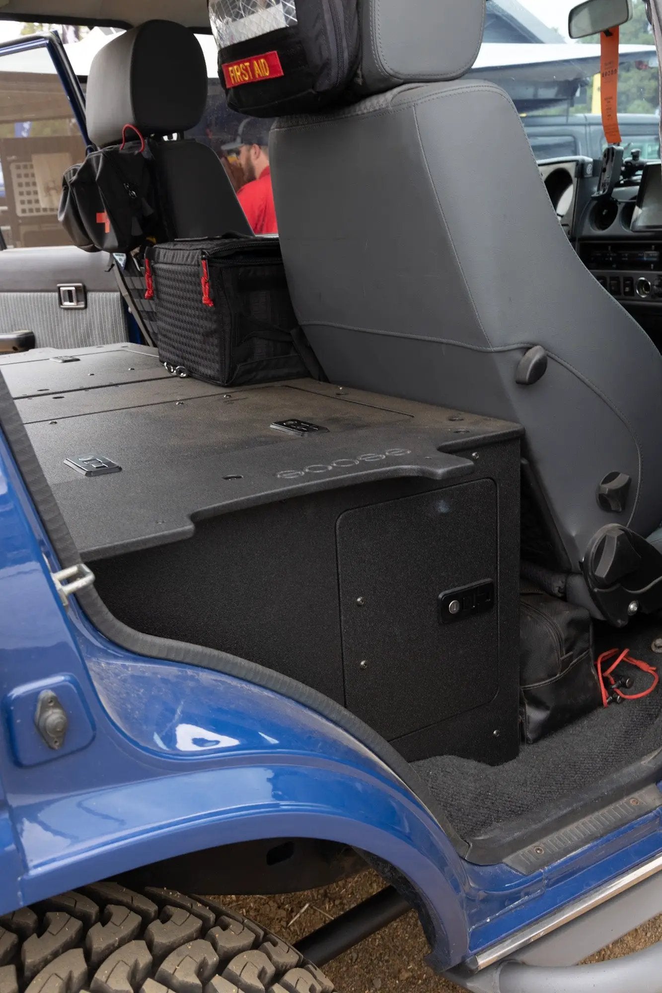 Toyota Land Cruiser 1980-1989 60 Series - Second Row Seat Delete Plate System - Module Height by Goose Gear