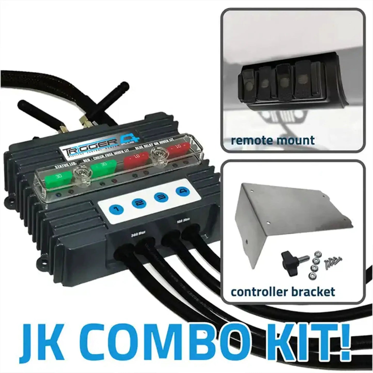 Oracle Lighting TRIGGER 4 PLUS Wireless Accessory Control System – Jeep JK Kit by Oracle Lighting