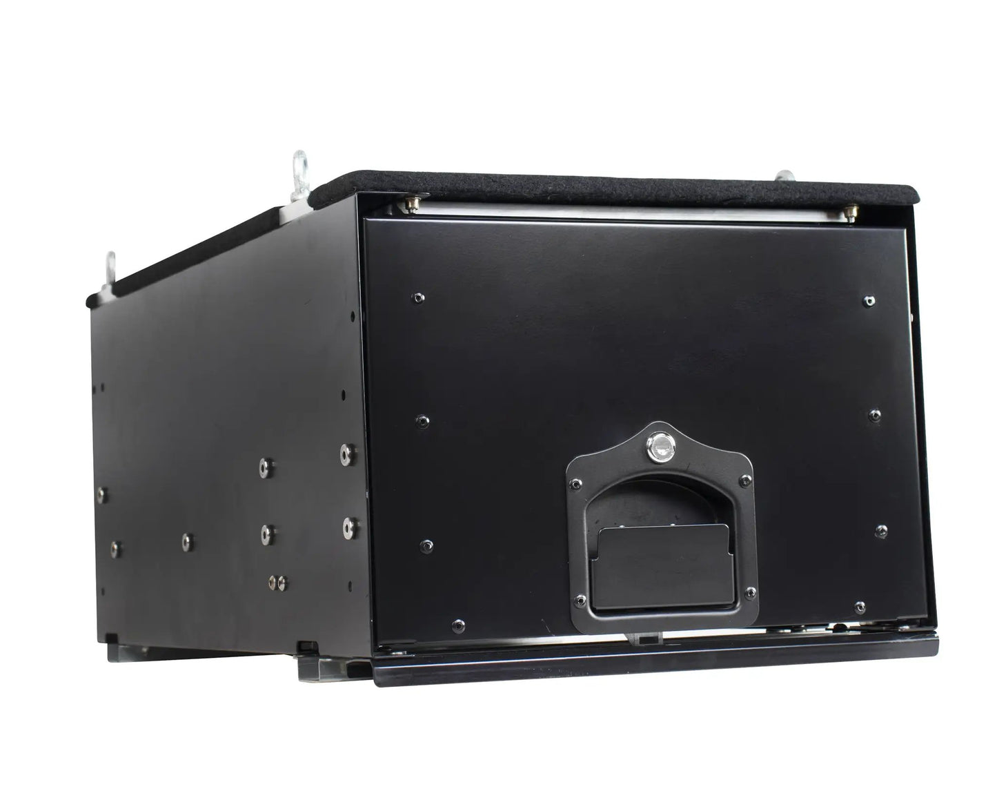 OVS Cargo Box With Slide Out Drawer - Black Powder Coat by OVS