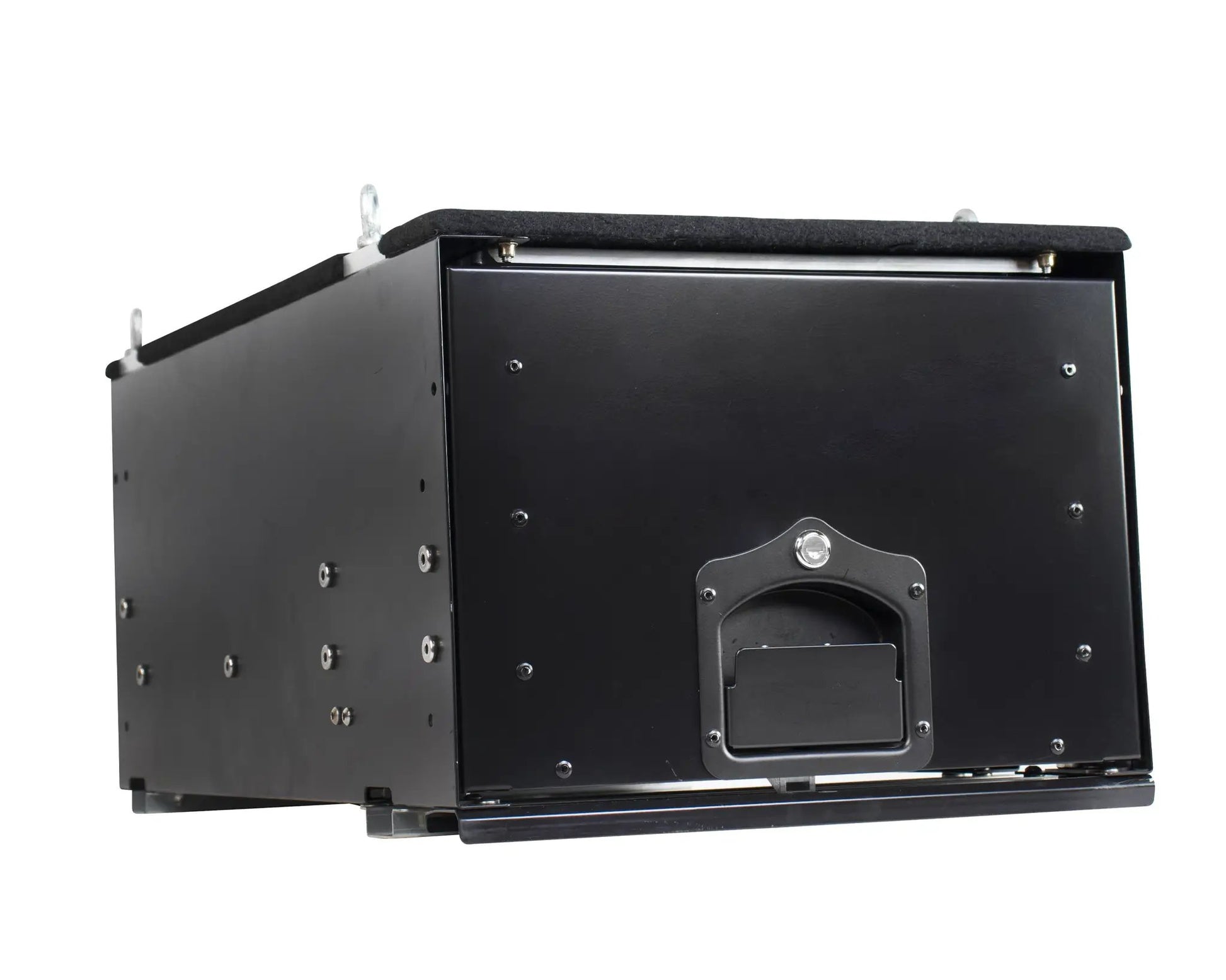 OVS Cargo Box With Slide Out Drawer - Black Powder Coat by OVS