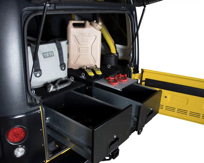 OVS Cargo Box With Slide Out Drawer - Black Powder Coat by OVS