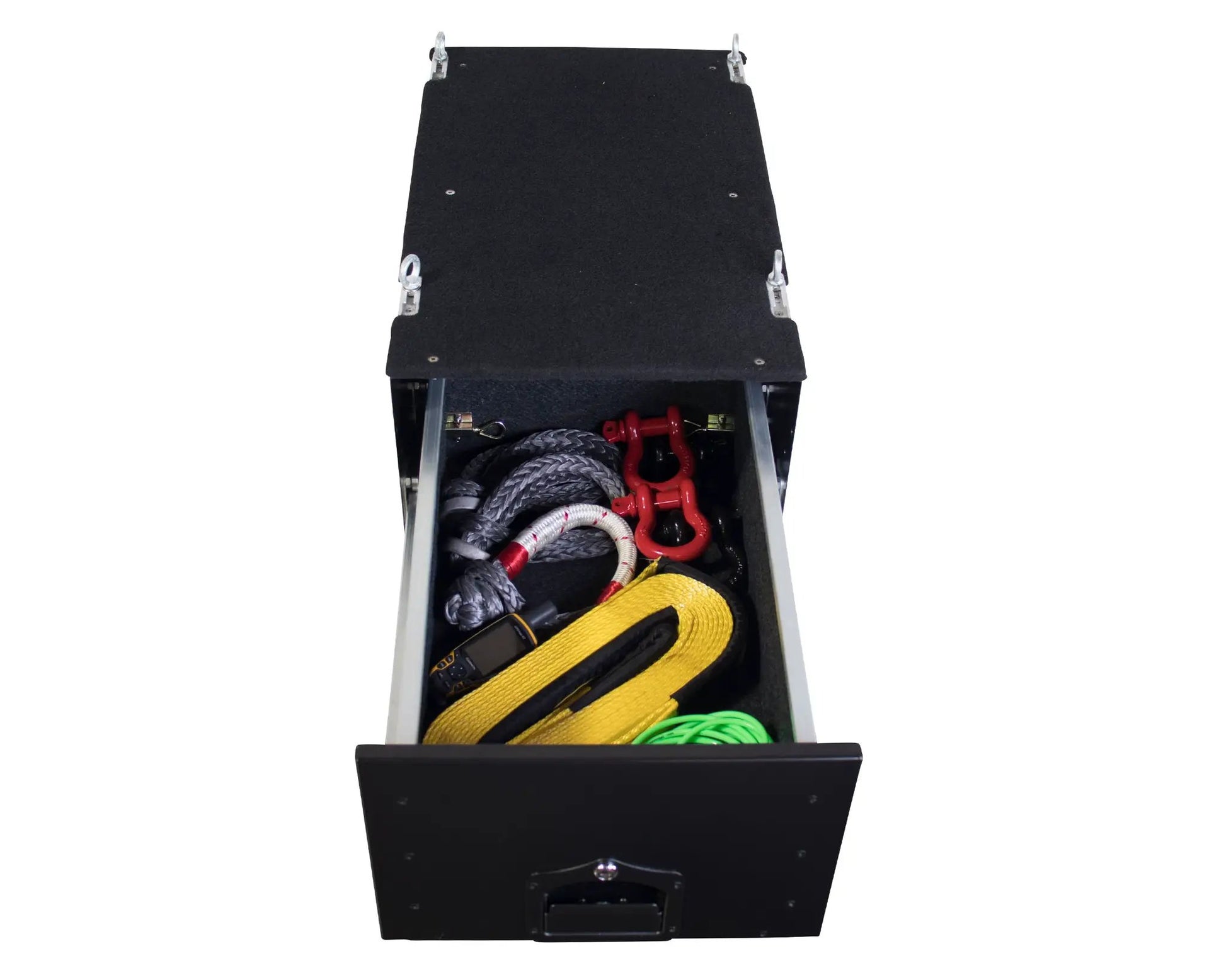 OVS Cargo Box With Slide Out Drawer - Black Powder Coat by OVS