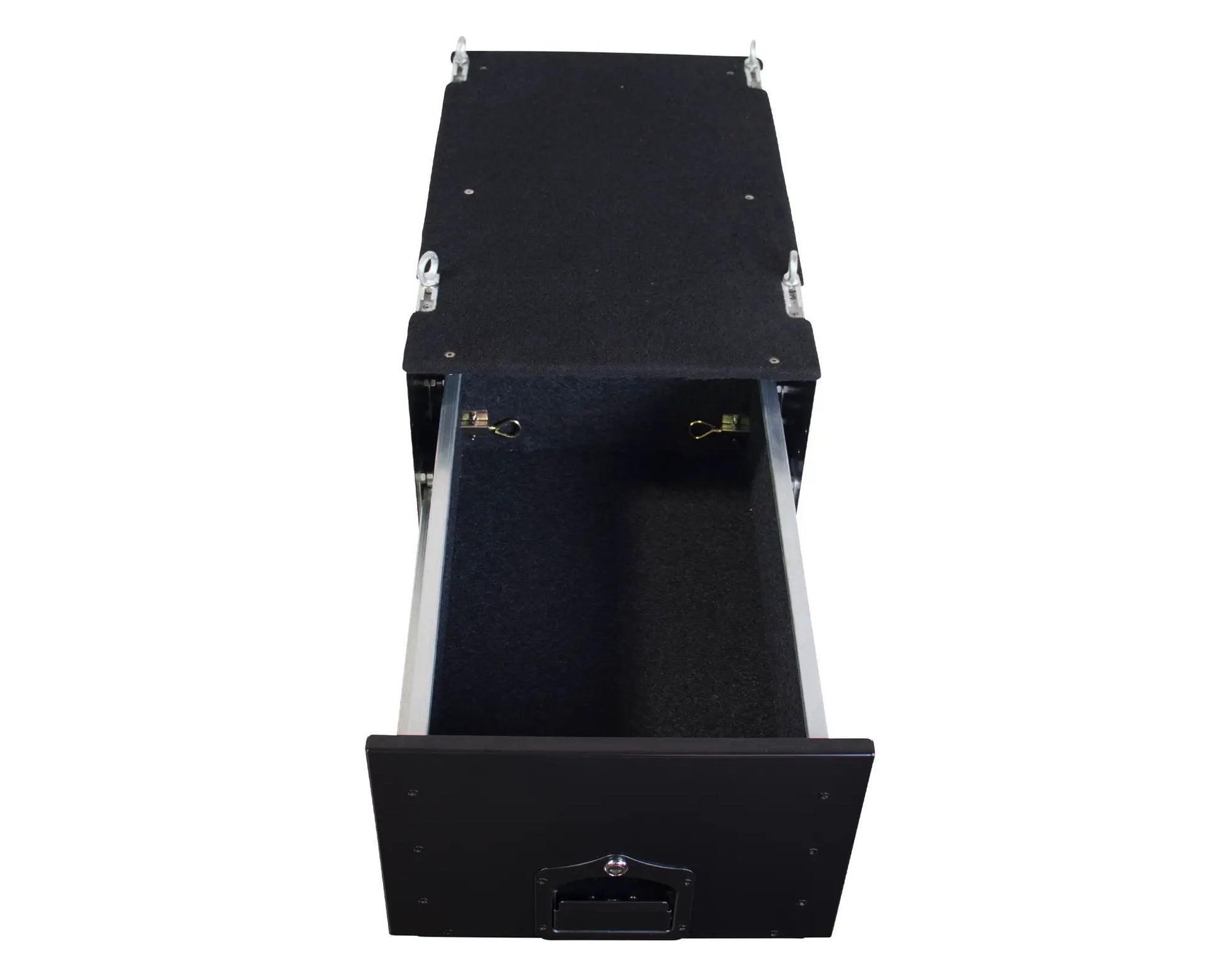 OVS Cargo Box With Slide Out Drawer - Black Powder Coat by OVS