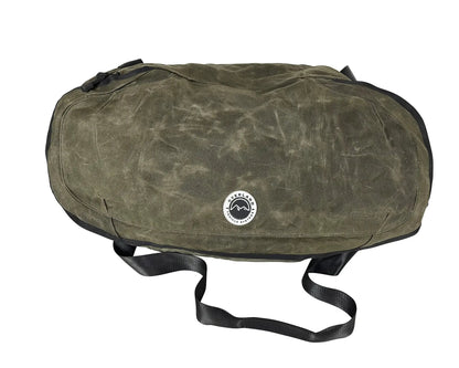 OVS Large Duffle With Handle And Straps - #16 Waxed Canvas by OVS