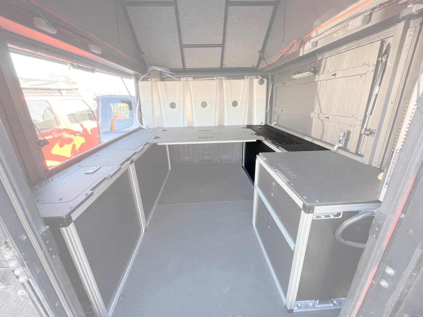 Alu-Cab Canopy Camper V2 - Ford Ranger 2019-2023 4th Gen. - Front Utility Module - 6' Bed by Goose Gear