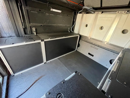 Alu-Cab Canopy Camper V2 - Toyota Tacoma 2005-2023 2nd & 3rd Gen. - Front Utility Module - 6' Bed by Goose Gear
