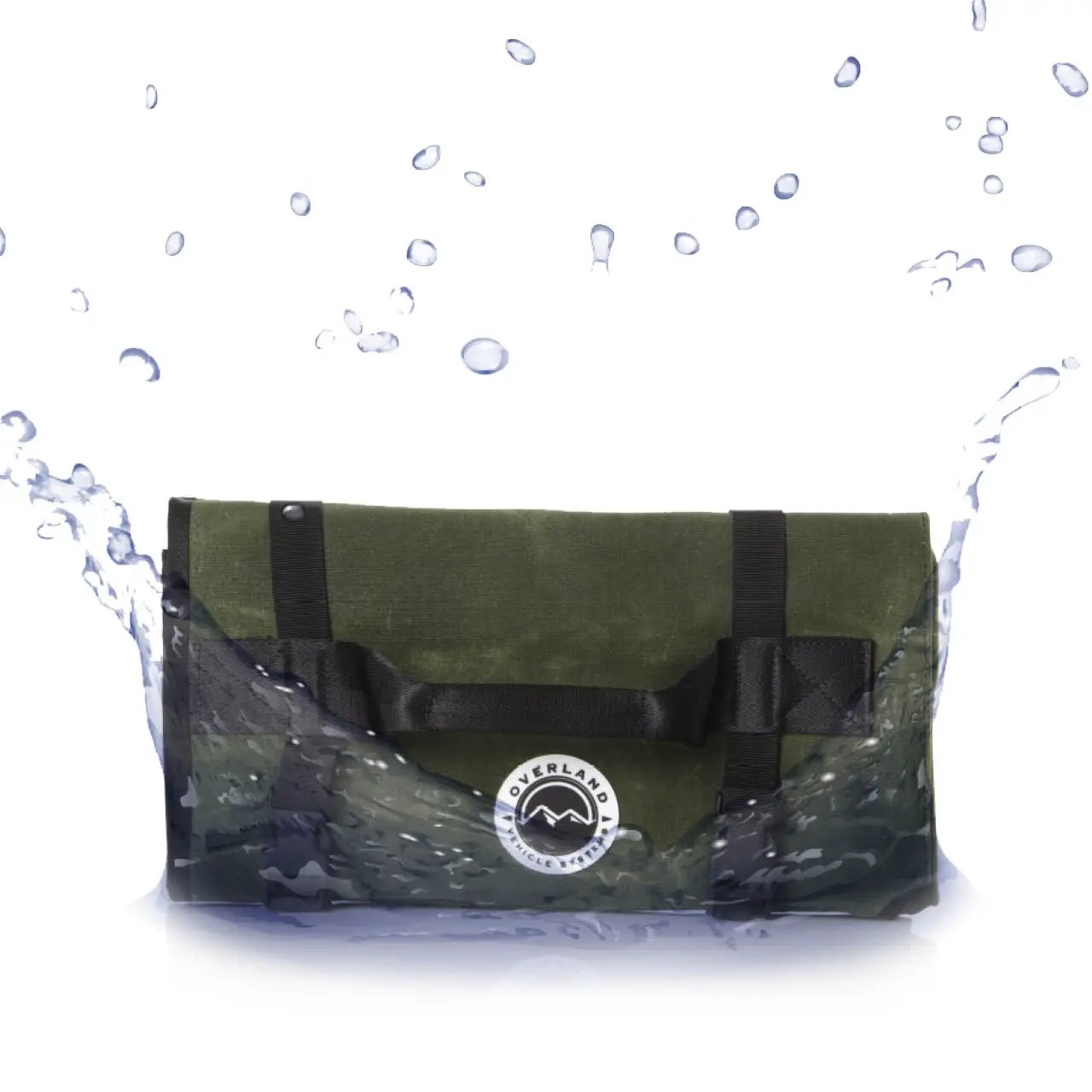 OVS Rolled Bag General Tools With Handle And Straps - #16 Waxed Canvas by OVS