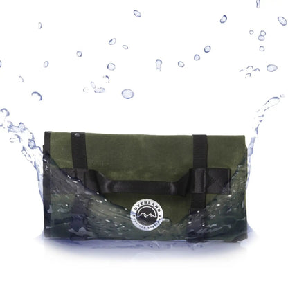 OVS Rolled Bag General Tools With Handle And Straps - #16 Waxed Canvas by OVS