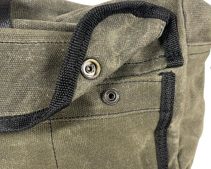 OVS Small Duffle Bag With Handle And Straps - #16 Waxed Canvas by OVS