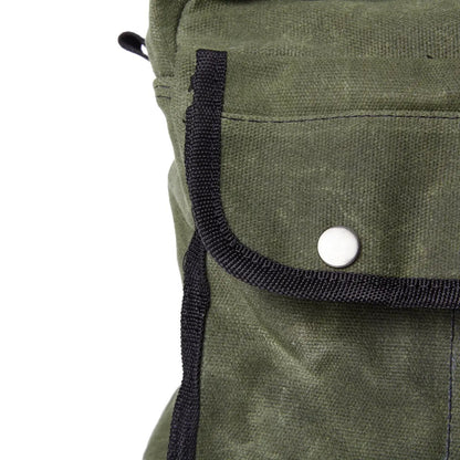 OVS Small Duffle Bag With Handle And Straps - #16 Waxed Canvas by OVS