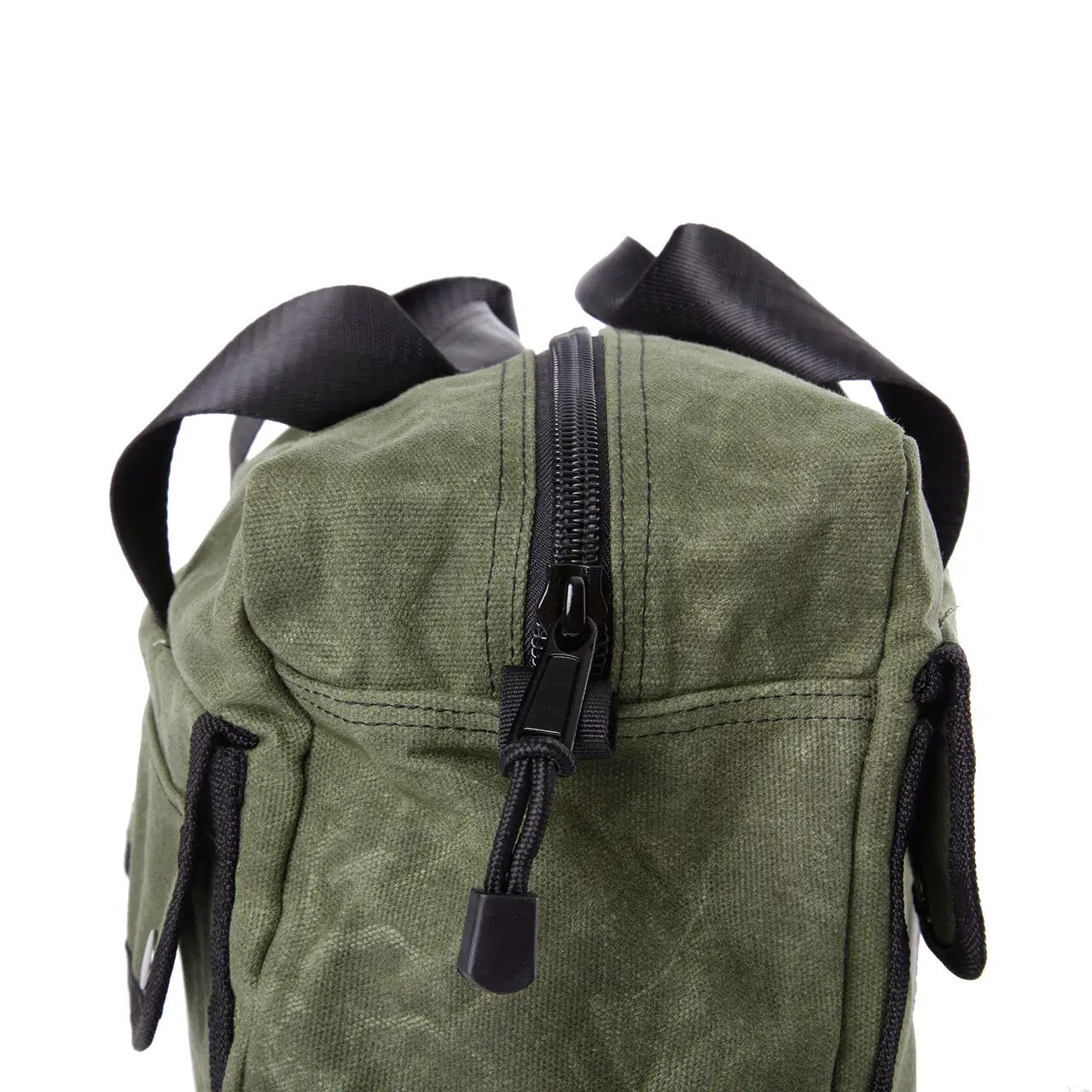 OVS Small Duffle Bag With Handle And Straps - #16 Waxed Canvas by OVS