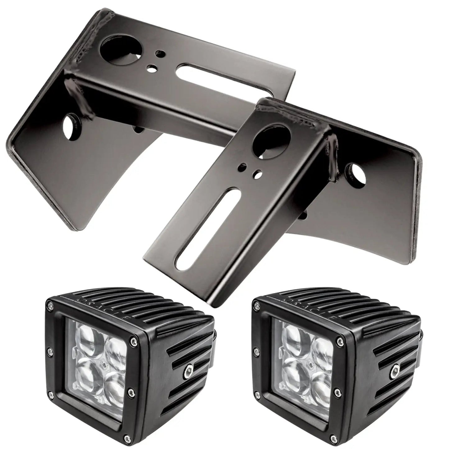 Oracle Lighting The vehicle specific brackets attach to lower windshield pillar. Includes all mounting hardware and uses factory bolts. by Oracle Lighting