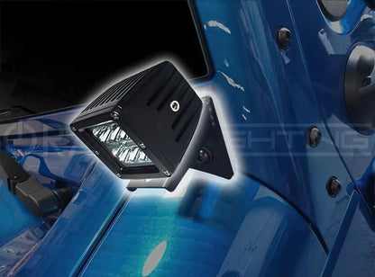 Oracle Lighting The vehicle specific brackets attach to lower windshield pillar. Includes all mounting hardware and uses factory bolts. by Oracle Lighting