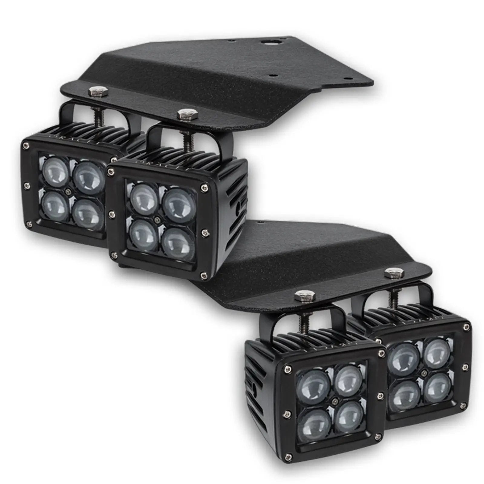 Oracle Lighting The brackets are vehicle specific for easy installation. The square spot lights have waterproof design. by Oracle Lighting
