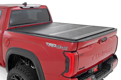 Rough Country Hard Low Profile Bed Cover | 5'7" Bed | Cargo Mgmt | Toyota Tundra (22-26) by Rough Country