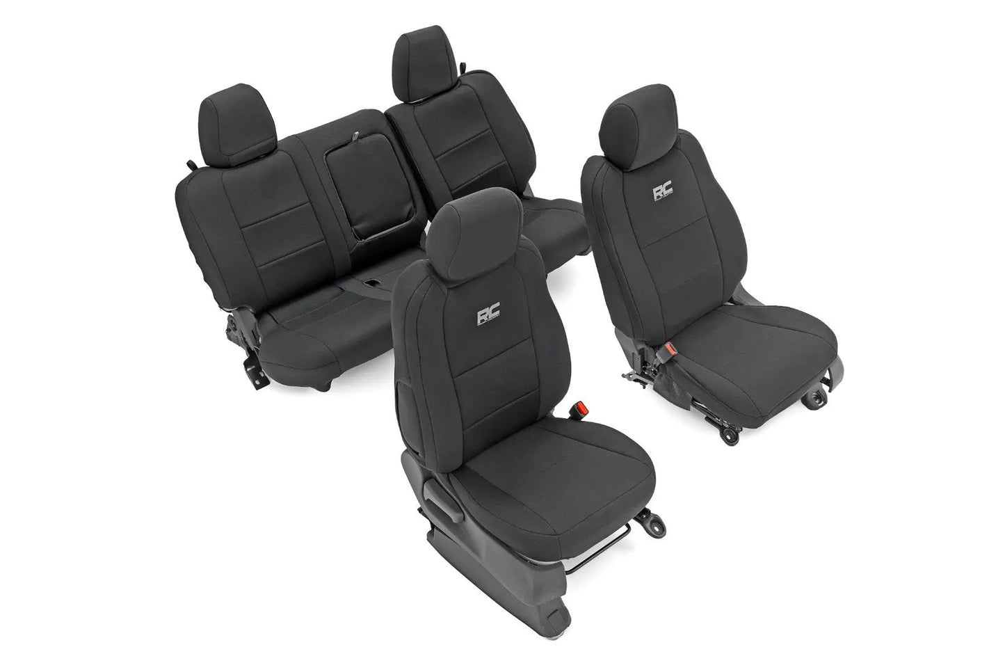 Rough Country Seat Covers | FR & RR | Crew Cab | Nissan Frontier 2WD/4WD (2022-2026) by Rough Country