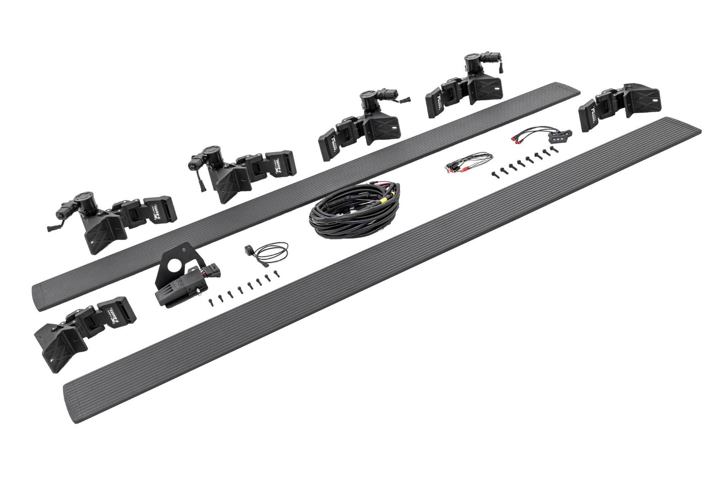 Rough Country Power Running Boards | Dual Electric Motor | Nissan Titan 2WD/4WD (2017-2024)
