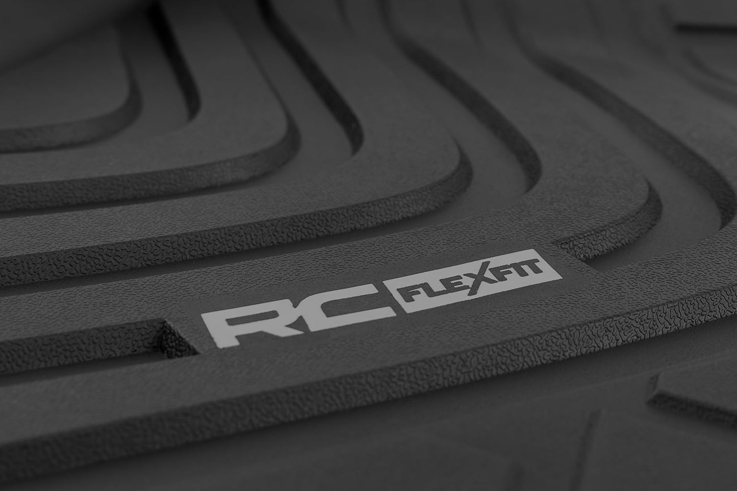 Rough Country Flex-Fit Floor Mats | FR & RR | CrewMax | Toyota Tundra 2WD/4WD (2022-2026)