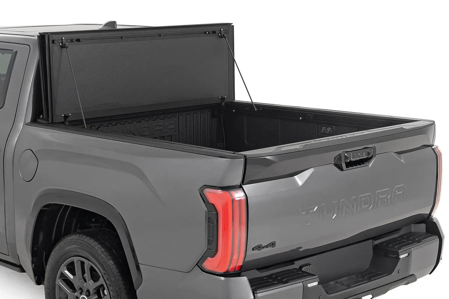 Rough Country Hard Tri-Fold Flip Up Bed Cover | 5'7" | Toyota Tundra 2WD/4WD (2022-2026) by Rough Country