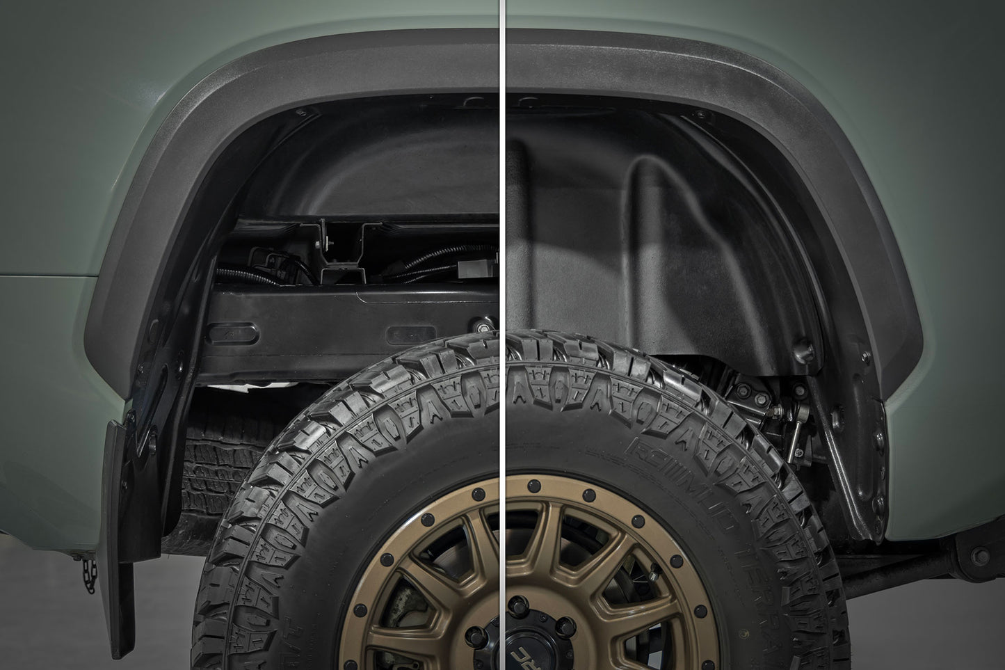 Rough Country Rear Wheel Well Liners | Toyota Tundra 2WD/4WD (2022-2026)