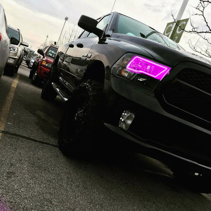 Oracle Lighting The kit does not include a ColorSHIFT(tm) controller. The halo kit uses an advanced LED chip which provides bright light output yet consumes less power. The kit mounts easily to your headlight housing with the provided 3M adhesive backing. by Oracle Lighting