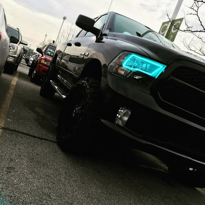Oracle Lighting The kit does not include a ColorSHIFT(tm) controller. The halo kit uses an advanced LED chip which provides bright light output yet consumes less power. The kit mounts easily to your headlight housing with the provided 3M adhesive backing. by Oracle Lighting
