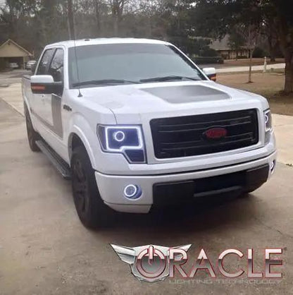 Oracle Lighting The kit includes a ColorSHIFT(tm) 2.0 controller. The halo kit uses an advanced LED chip which provides bright light output yet consumes less power. The kit mounts easily to your headlight housing with the provided 3M adhesive backing. by Oracle Lighting