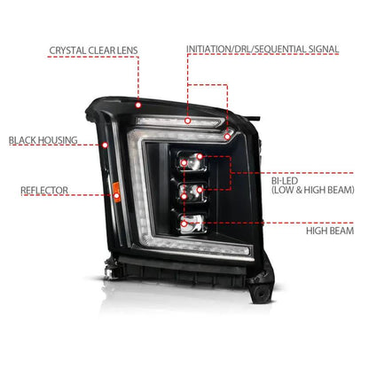 ANZO ANZ LED/Projector Headlights by ANZO