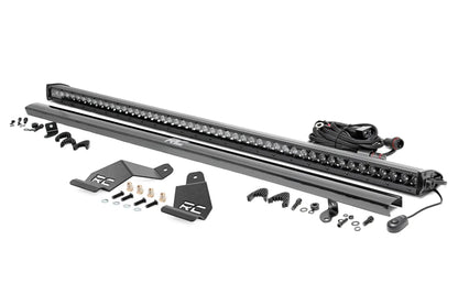 Rough Country LED Light Mount | 50" Black Single Row | CFMOTO UFORCE U10 Pro by Rough Country