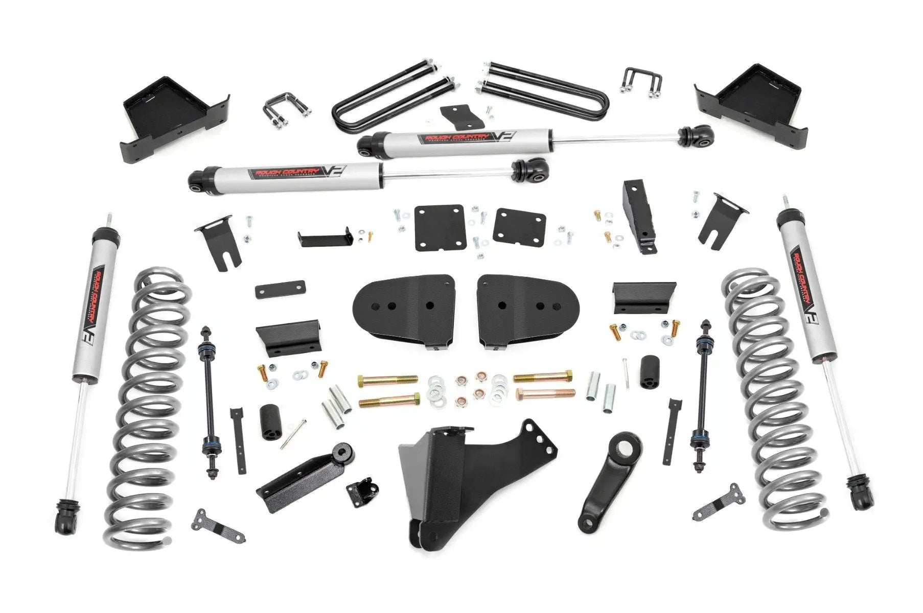 Rough Country 4.5 Inch Lift Kit | V2 | Diesel | Ford F-250/F-350 Super Duty 4WD (2023-2026) by Rough Country