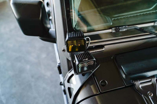 DV8 Offroad DVE Light Bar Mounts - DV8 Offroad - dveLBJL-11 - Auto Expedition