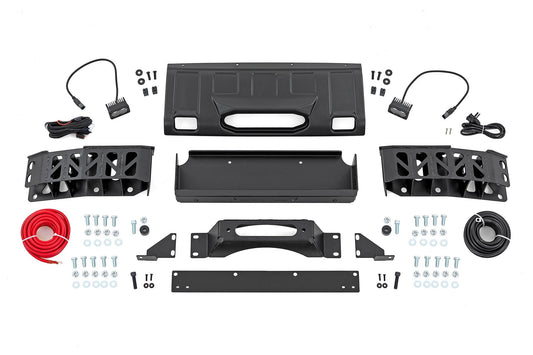 Soporte de cabrestante oculto | Amarillo SAE | Antiniebla | Toyota Land Cruiser 4WD (2024-2025)