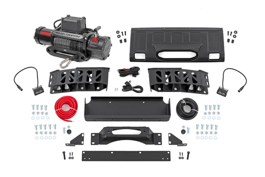 Soporte de Cabrestante Oculto | SAE Amarillo | PRO9500S | Toyota Land Cruiser 4WD (2024-2025)