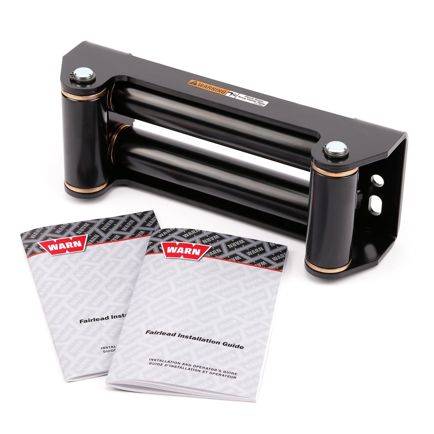 Warn Roller Style; Industrial; For 10 Inch Drum; Black