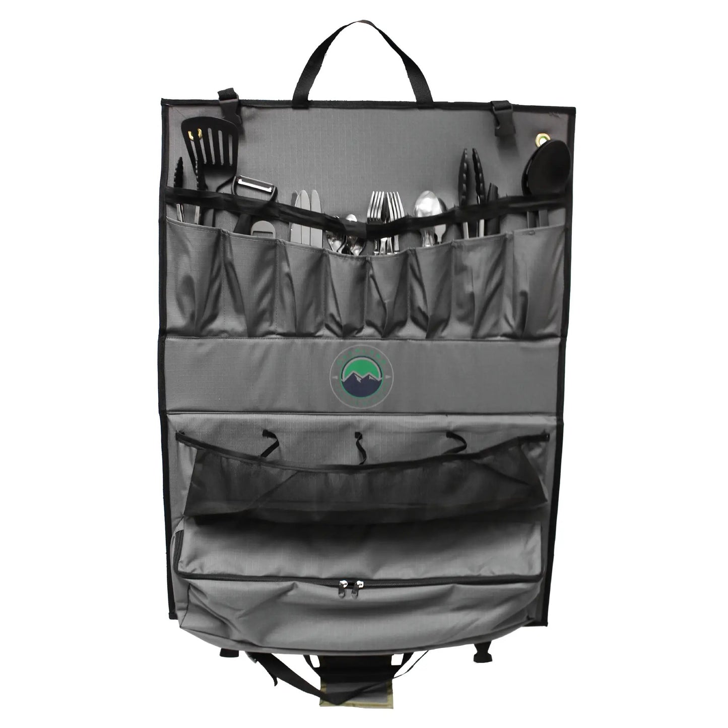 OVS Overland Kitchen Kit - 24 Piece Cooking and Utensil Kit, Hanging Carrying Case by OVS