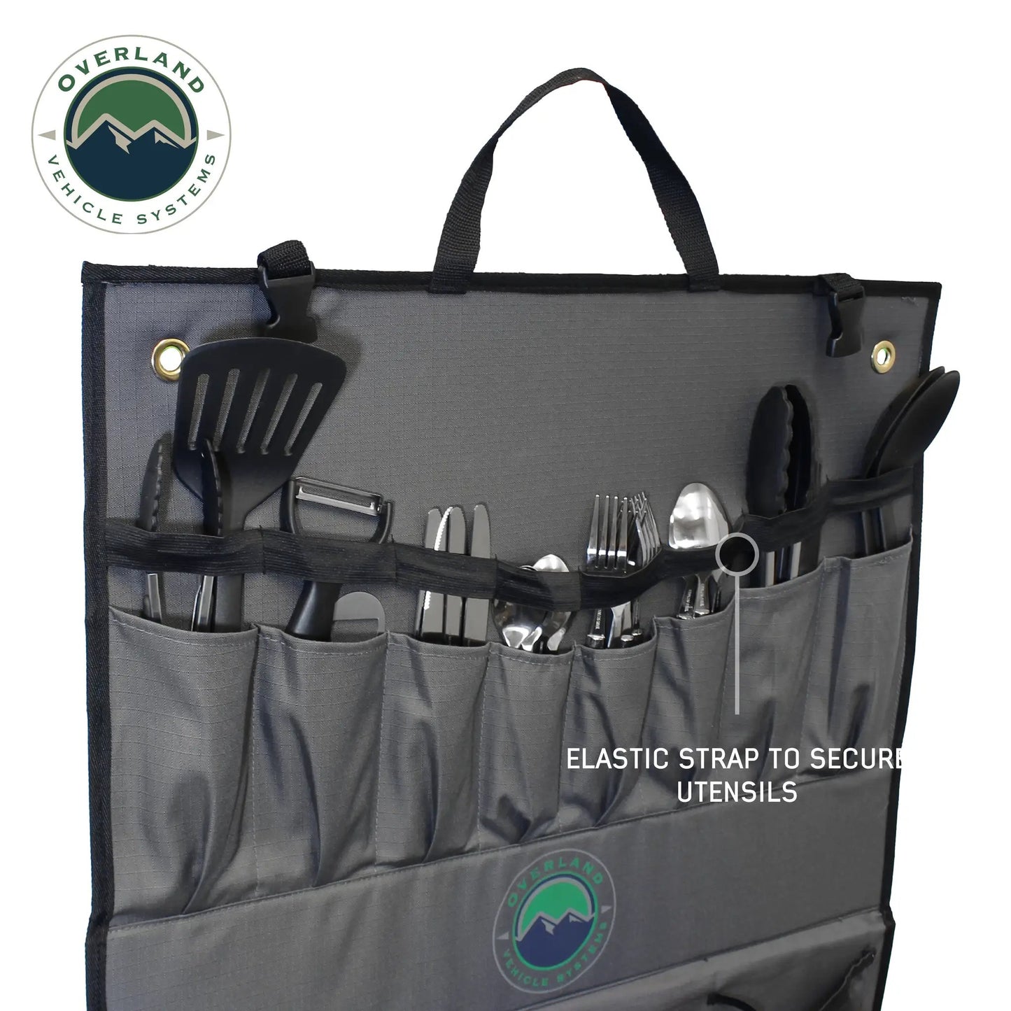 OVS Overland Kitchen Kit - 24 Piece Cooking and Utensil Kit, Hanging Carrying Case by OVS