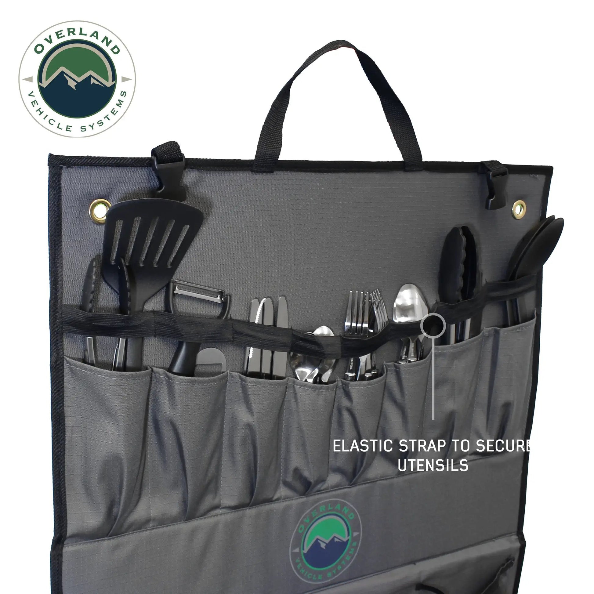 OVS Overland Kitchen Kit - 24 Piece Cooking and Utensil Kit, Hanging Carrying Case by OVS