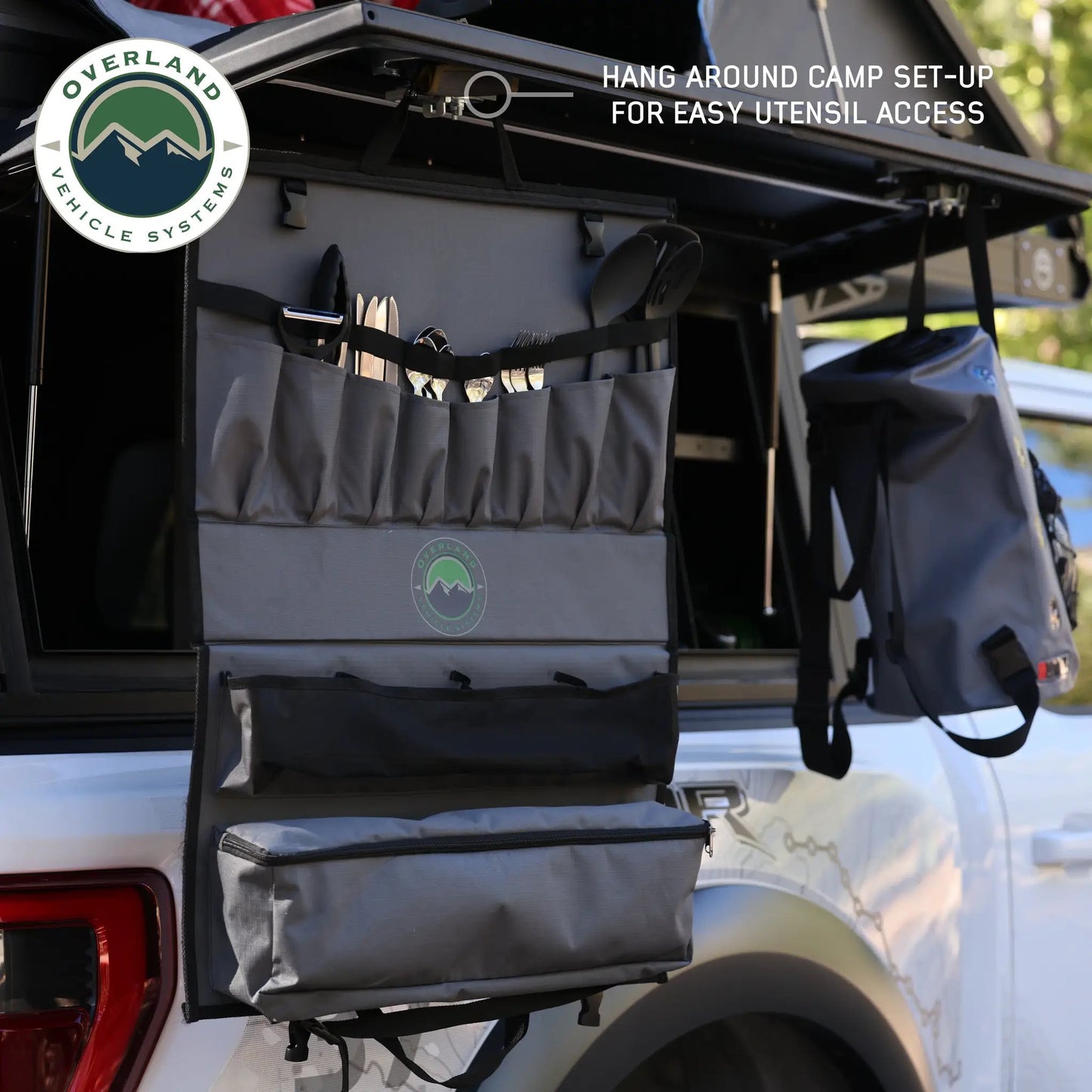 OVS Overland Kitchen Kit - 24 Piece Cooking and Utensil Kit, Hanging Carrying Case by OVS